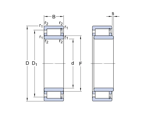NUH 2336 ECMH/PEX dimension