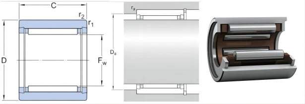 NK 7/10 TN - Single Row Needle Roller Bearing